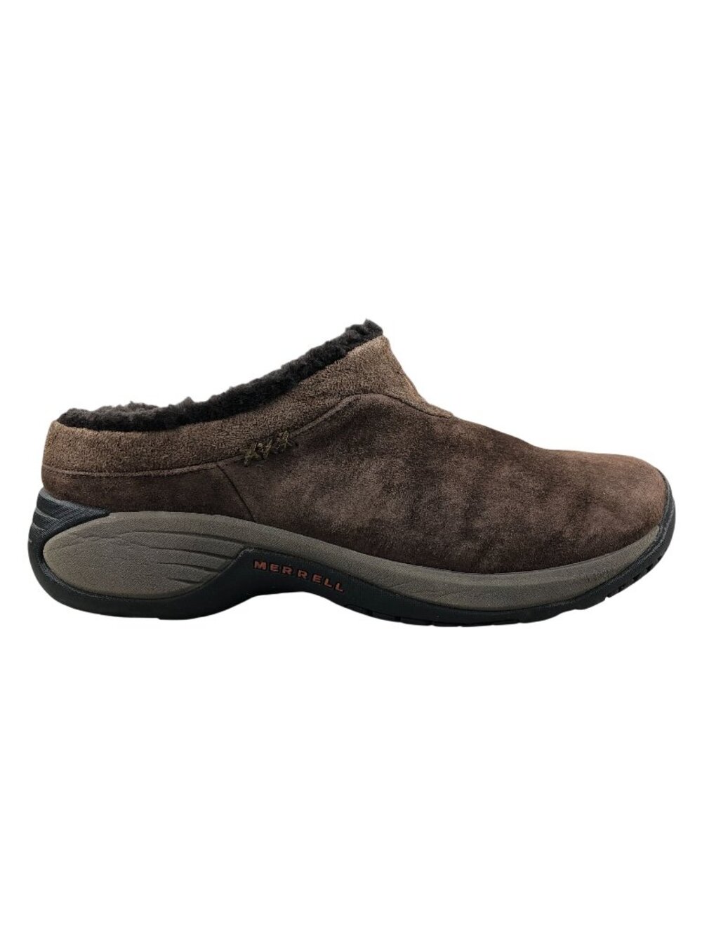 Merrell Women's Size 8.5 Encore Ice Bracken Brown Leather Shearling Lined Shoes